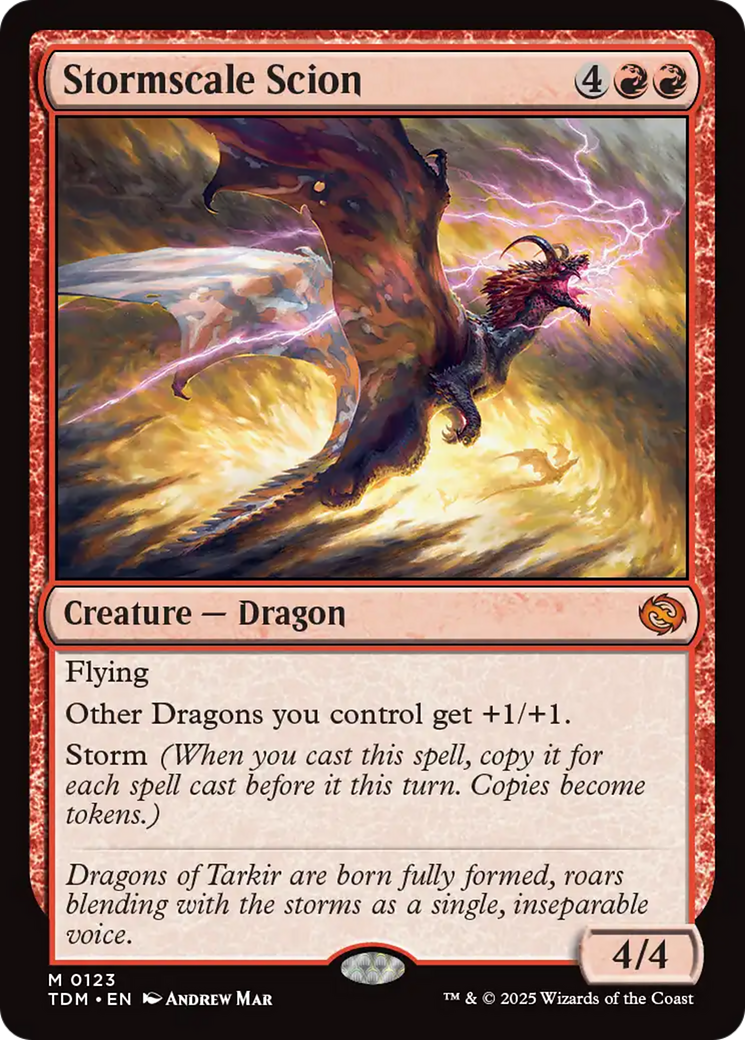 Stormscale Scion [Tarkir: Dragonstorm] | Dumpster Cat Games