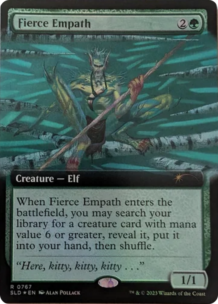 Fierce Empath (Extended Art) [Secret Lair Drop Series] | Dumpster Cat Games