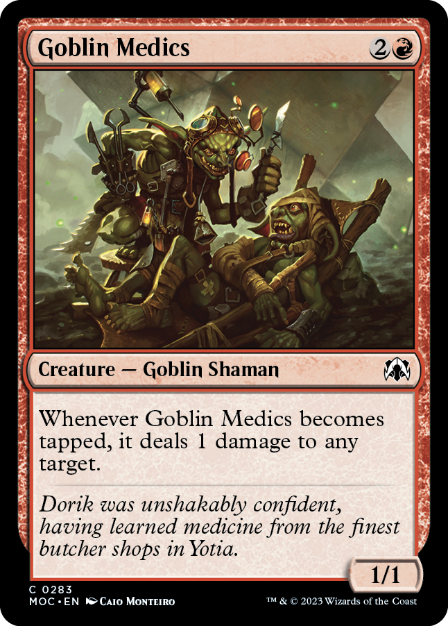 Goblin Medics [March of the Machine Commander] | Dumpster Cat Games