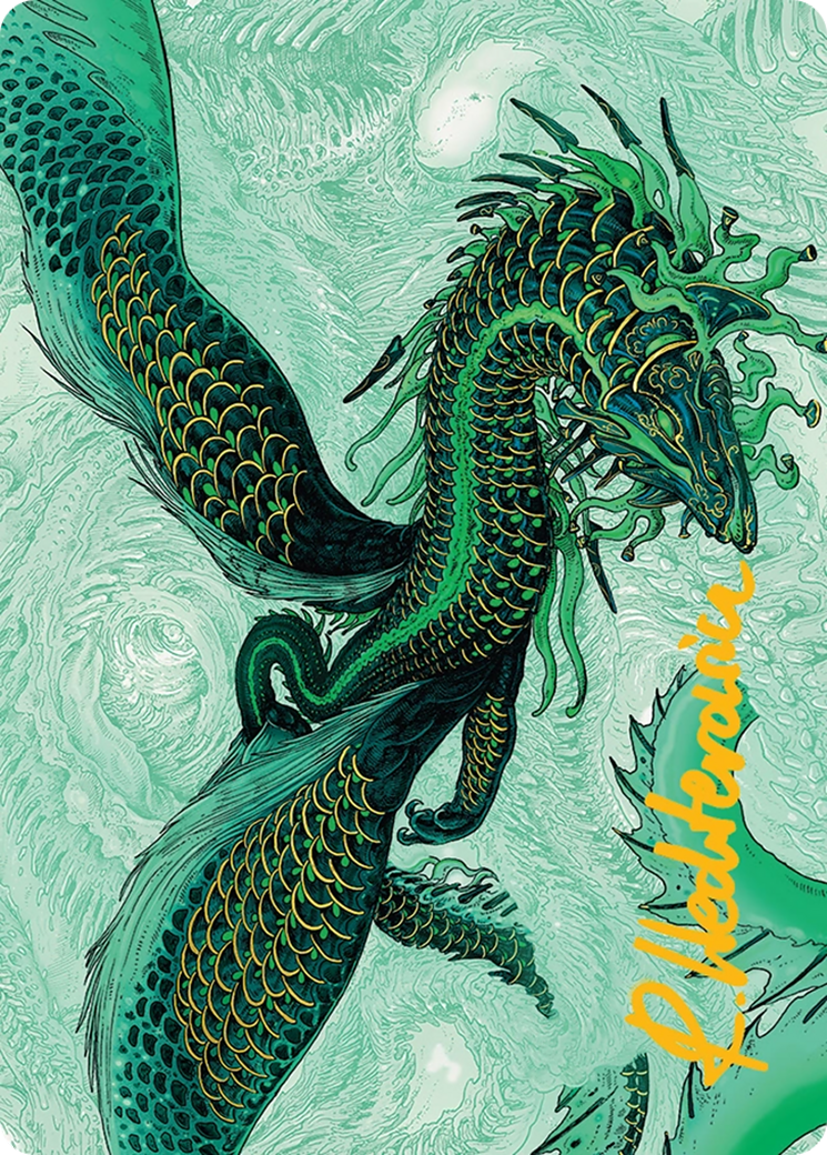 Teval, Arbiter of Virtue Art Card (38/54) [Tarkir: Dragonstorm Art Series] | Dumpster Cat Games