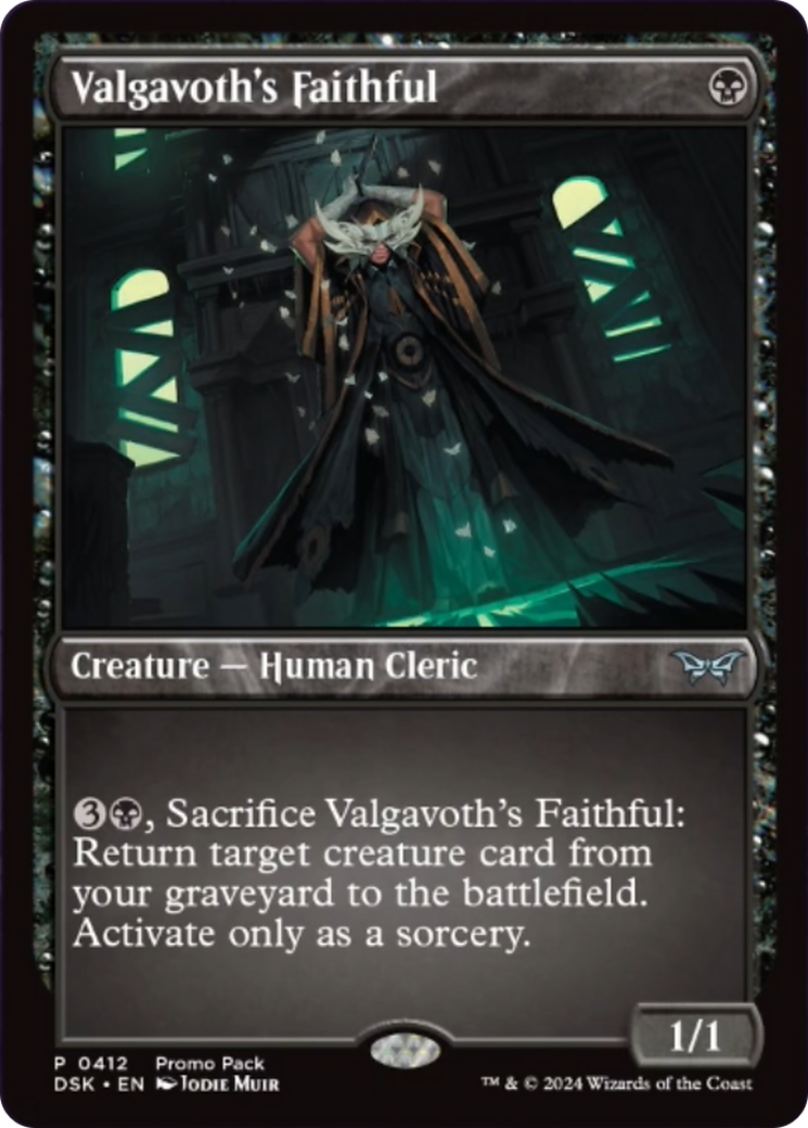 Valgavoth's Faithful (Promo Pack) [Duskmourn: House of Horror Promos] | Dumpster Cat Games