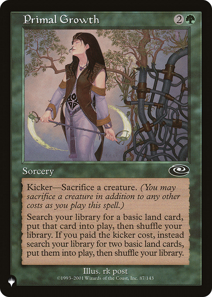 Primal Growth [The List] | Dumpster Cat Games