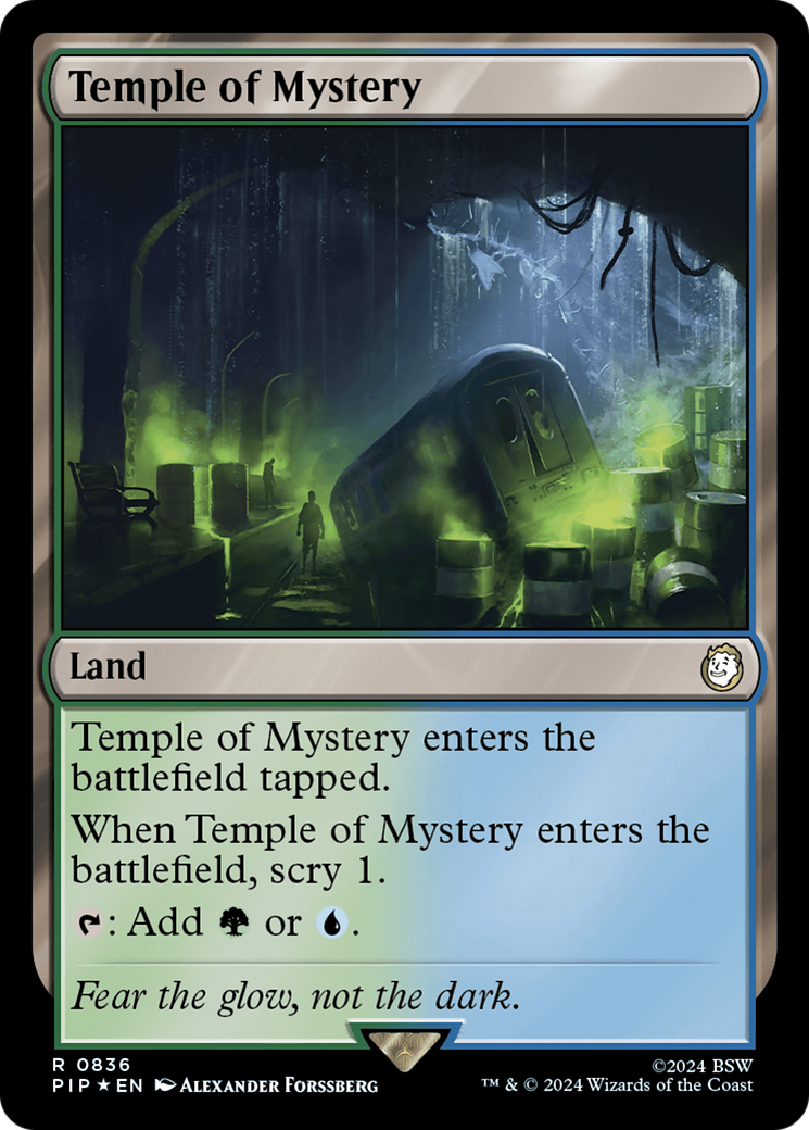 Temple of Mystery (Surge Foil) [Fallout] | Dumpster Cat Games