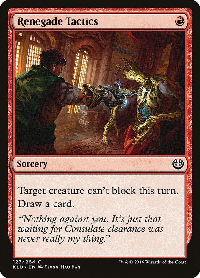 Renegade Tactics [Kaladesh] | Dumpster Cat Games