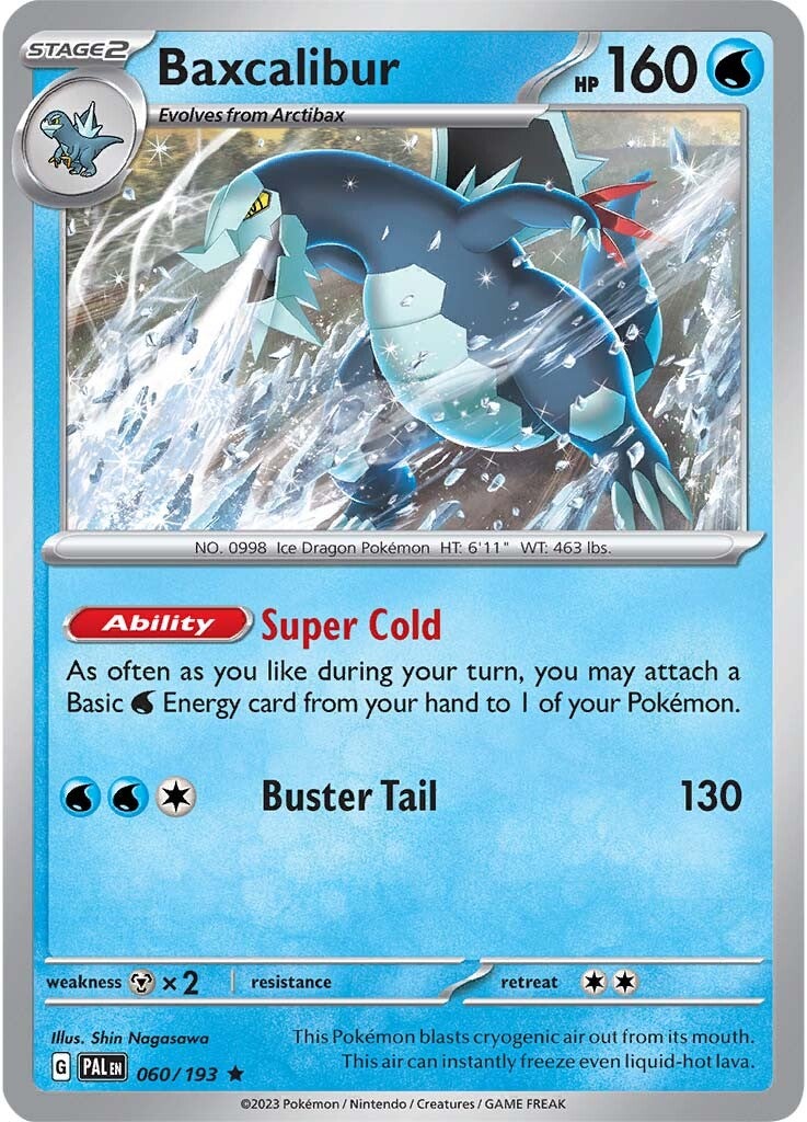Baxcalibur (060/193) [Scarlet & Violet: Paldea Evolved] | Dumpster Cat Games