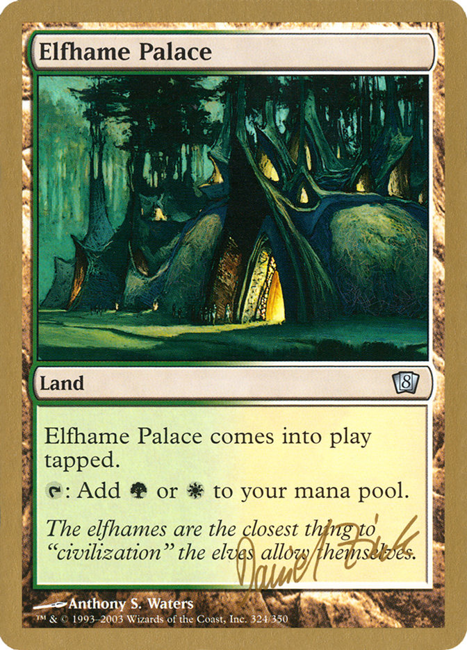 Elfhame Palace (Daniel Zink) [World Championship Decks 2003] | Dumpster Cat Games