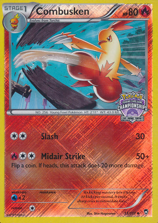 Combusken (13/111) (Championship Promo) [XY: Furious Fists] | Dumpster Cat Games