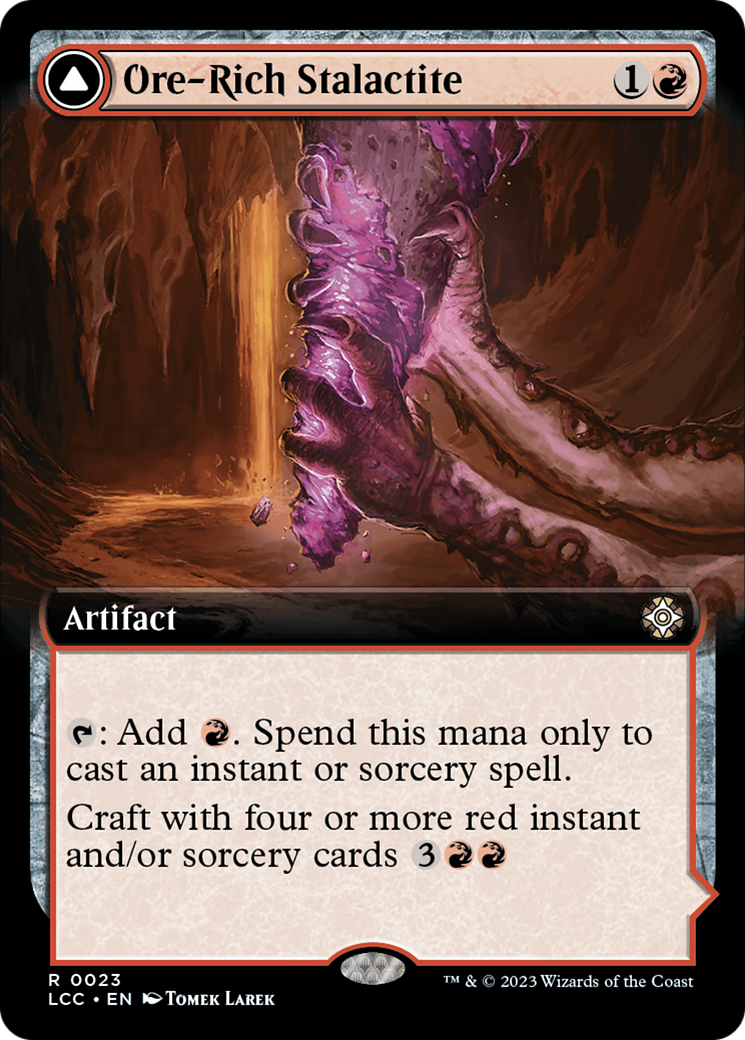 Ore-Rich Stalactite (Extended Art) [The Lost Caverns of Ixalan Commander] | Dumpster Cat Games