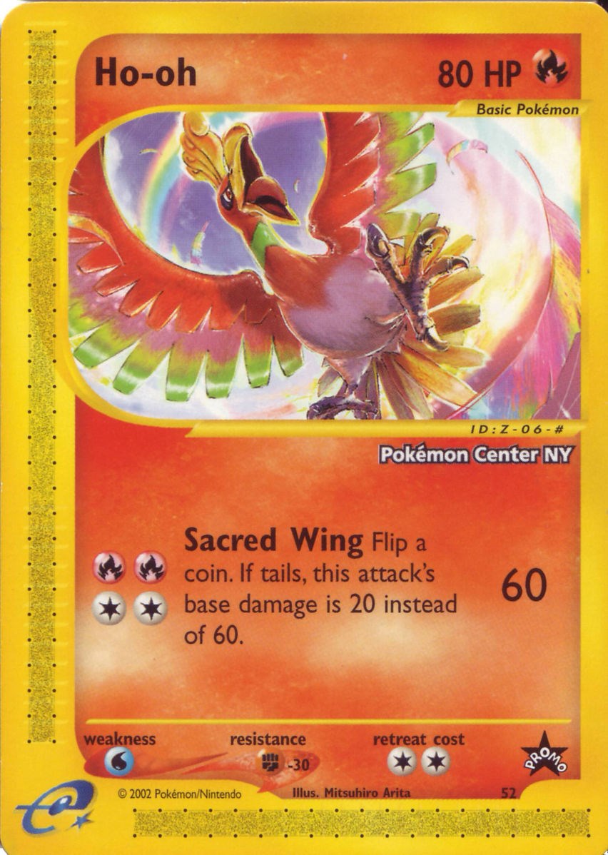 Ho-oh (52) (Pokemon Center NY Promo) [Wizards of the Coast: Black Star Promos] | Dumpster Cat Games