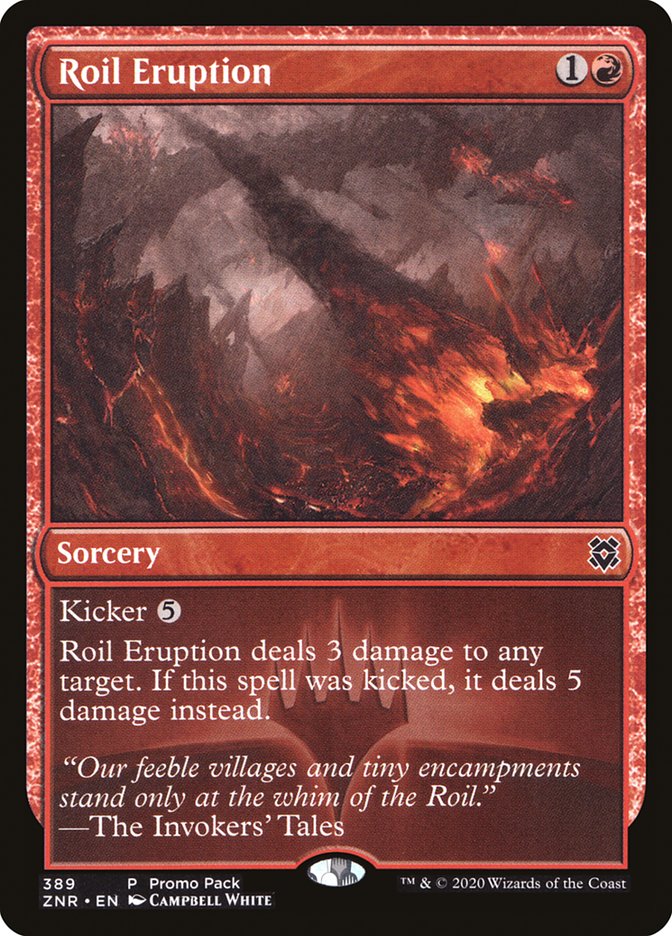 Roil Eruption (Promo Pack) [Zendikar Rising Promos] | Dumpster Cat Games