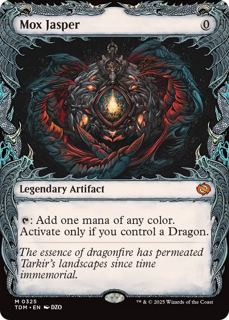 Mox Jasper (Showcase) [Tarkir: Dragonstorm] | Dumpster Cat Games