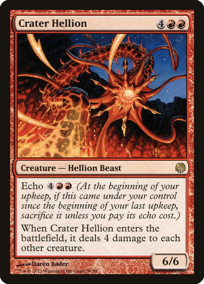 Crater Hellion [Duel Decks: Heroes vs. Monsters] | Dumpster Cat Games