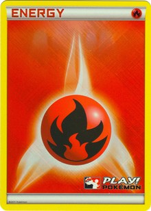 Fire Energy (2011 Play Pokemon Promo) [League & Championship Cards] | Dumpster Cat Games