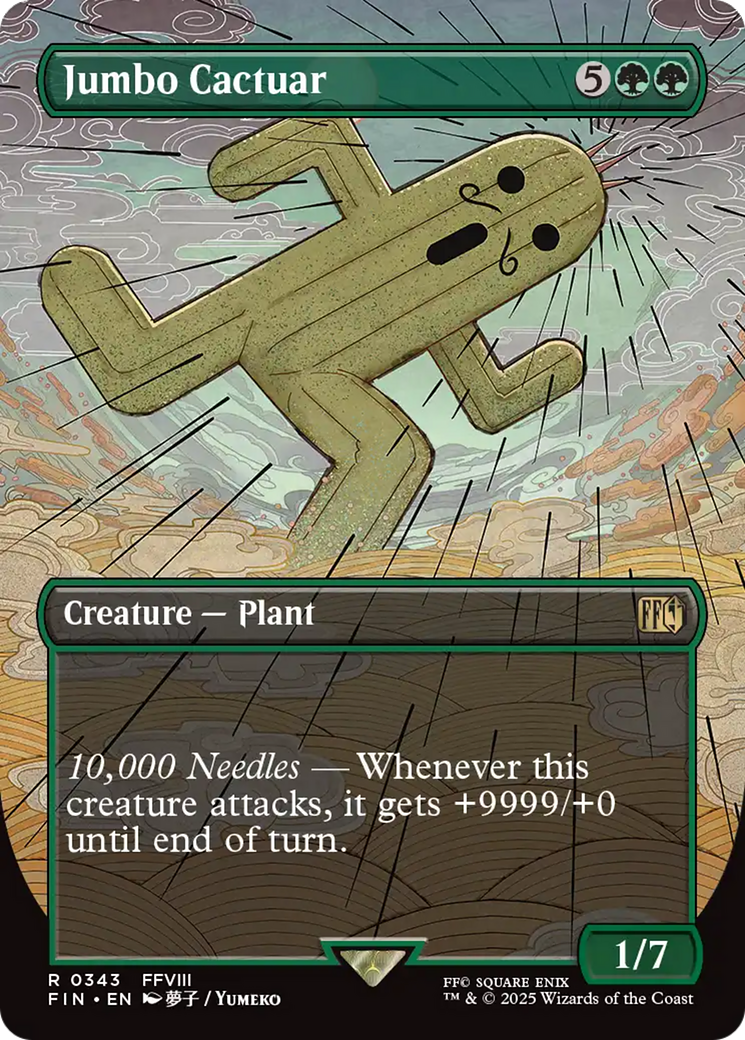 Jumbo Cactuar (Borderless) [FINAL FANTASY] | Dumpster Cat Games