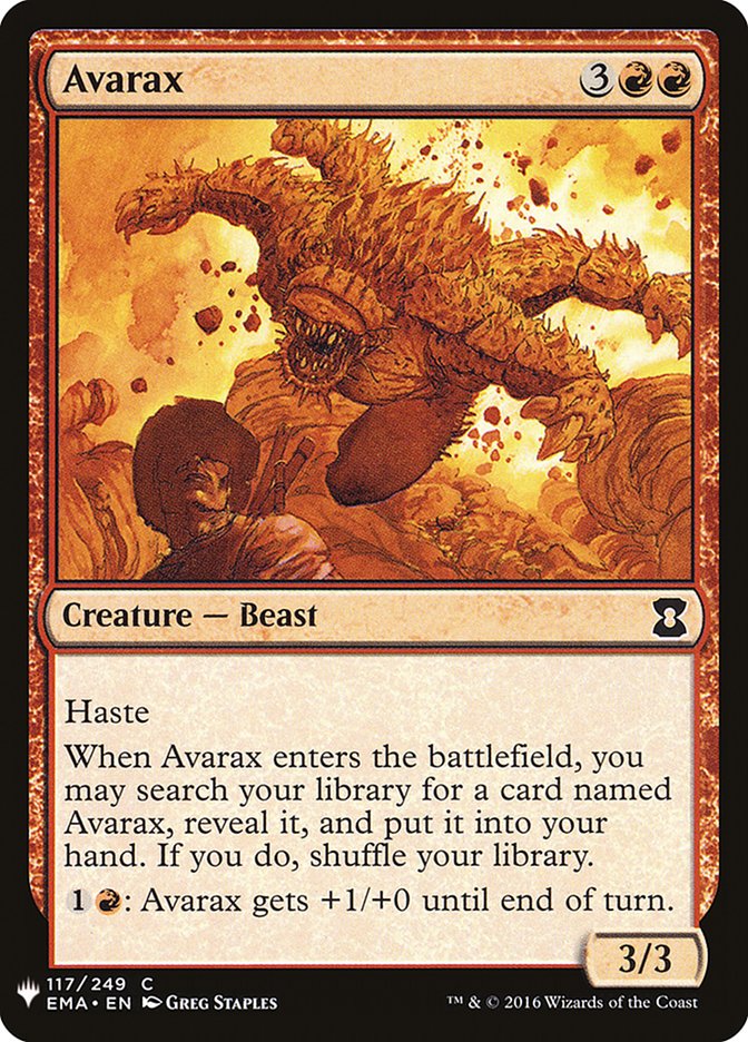 Avarax [Mystery Booster] | Dumpster Cat Games