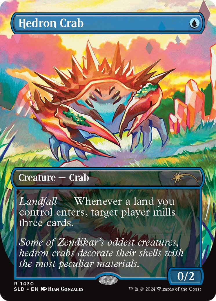 Hedron Crab (Rainbow Foil) [Secret Lair Drop Series] | Dumpster Cat Games