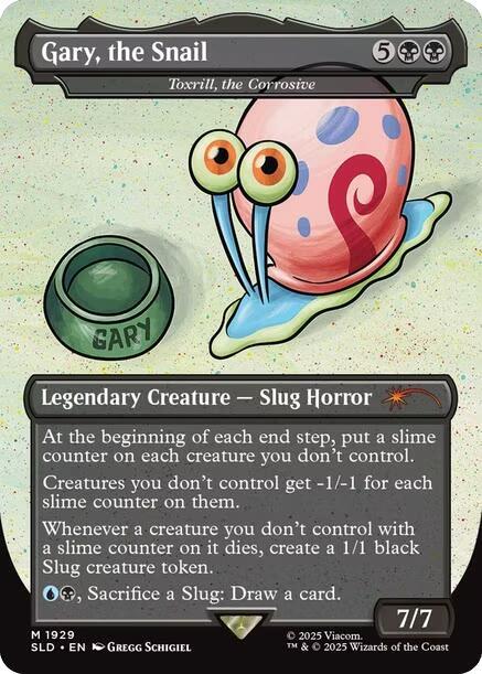 Gary, the Snail - Toxrill, the Corrosive [Secret Lair Drop Series] | Dumpster Cat Games