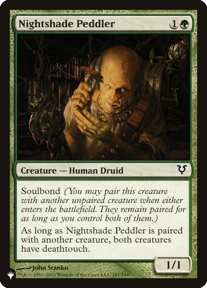 Nightshade Peddler [The List] | Dumpster Cat Games