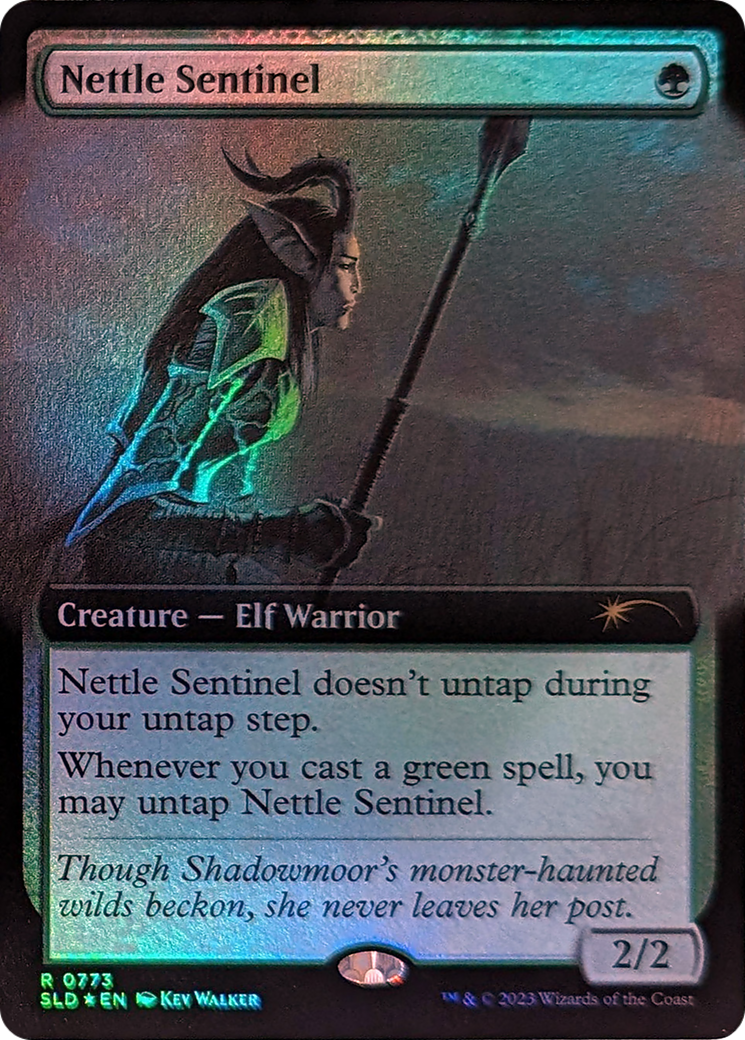 Nettle Sentinel (Extended Art) [Secret Lair Drop Series] | Dumpster Cat Games