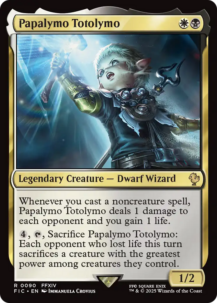 Papalymo Totolymo [FINAL FANTASY Commander] | Dumpster Cat Games