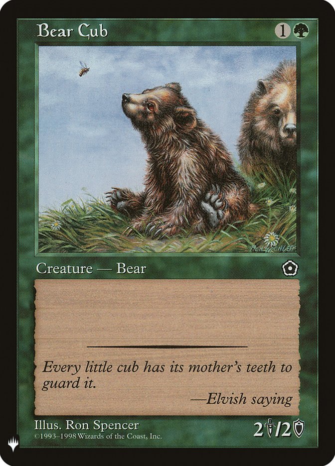 Bear Cub [Mystery Booster] | Dumpster Cat Games