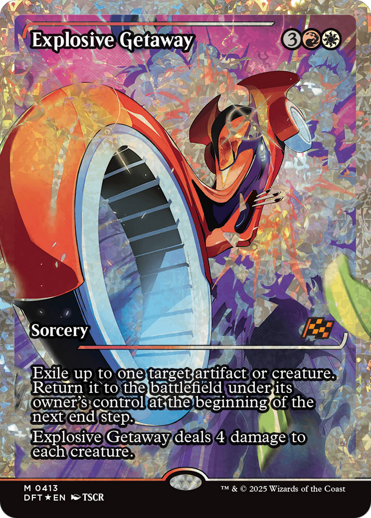 Explosive Getaway (Promo Pack) [Aetherdrift Promos] | Dumpster Cat Games