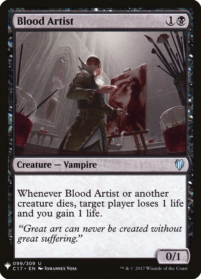 Blood Artist [Mystery Booster] | Dumpster Cat Games
