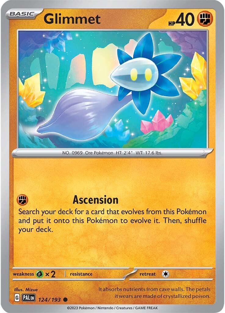 Glimmet (124/193) [Scarlet & Violet: Paldea Evolved] | Dumpster Cat Games