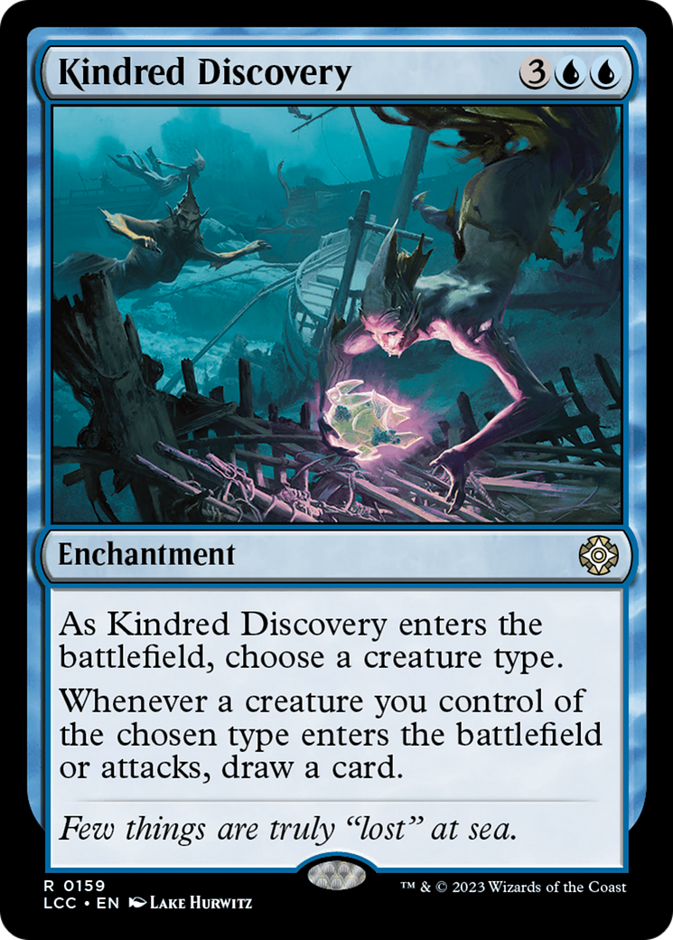 Kindred Discovery [The Lost Caverns of Ixalan Commander] | Dumpster Cat Games