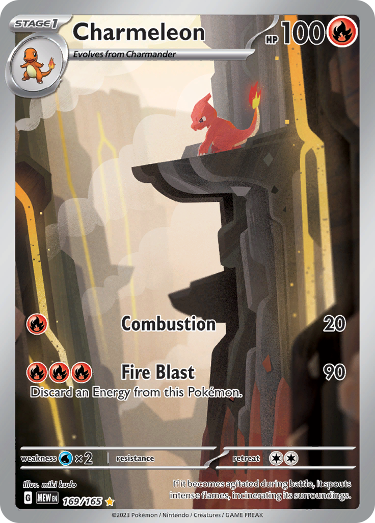 Charmeleon (169/165) [Scarlet & Violet 151] | Dumpster Cat Games