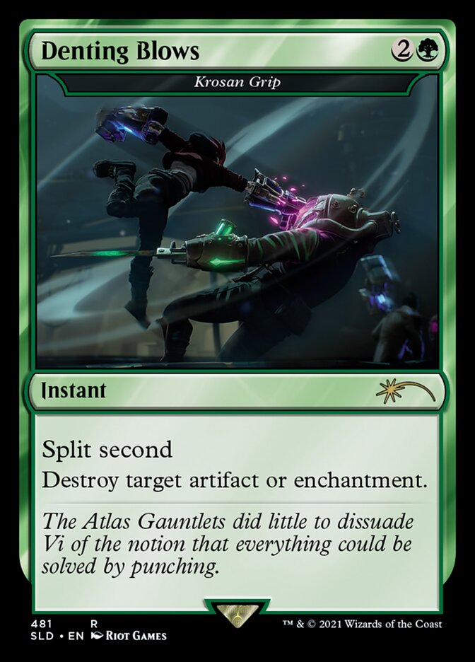 Krosan Grip - Denting Blows [Secret Lair Drop Series] | Dumpster Cat Games