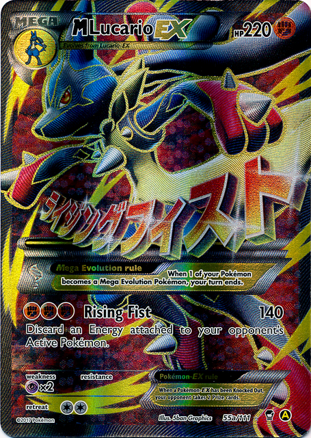 M Lucario EX (55a/111) (Alternate Art Promo) [XY: Furious Fists] | Dumpster Cat Games
