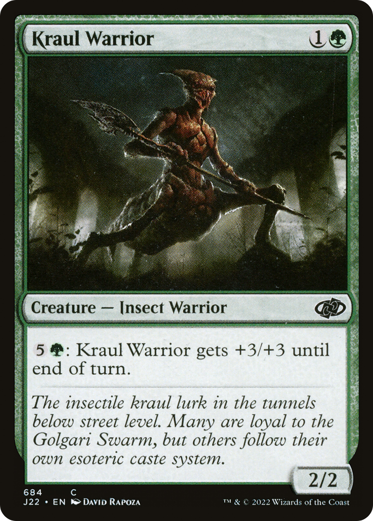 Kraul Warrior [Jumpstart 2022] | Dumpster Cat Games