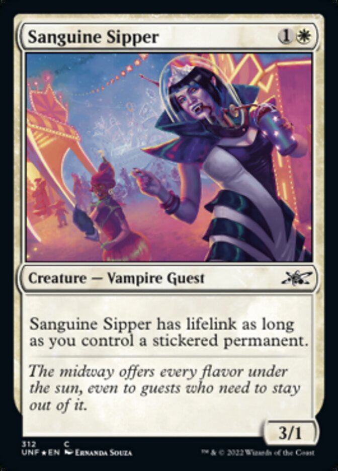 Sanguine Sipper (Galaxy Foil) [Unfinity] | Dumpster Cat Games