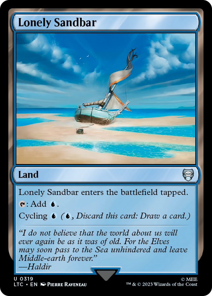 Lonely Sandbar [The Lord of the Rings: Tales of Middle-Earth Commander] | Dumpster Cat Games