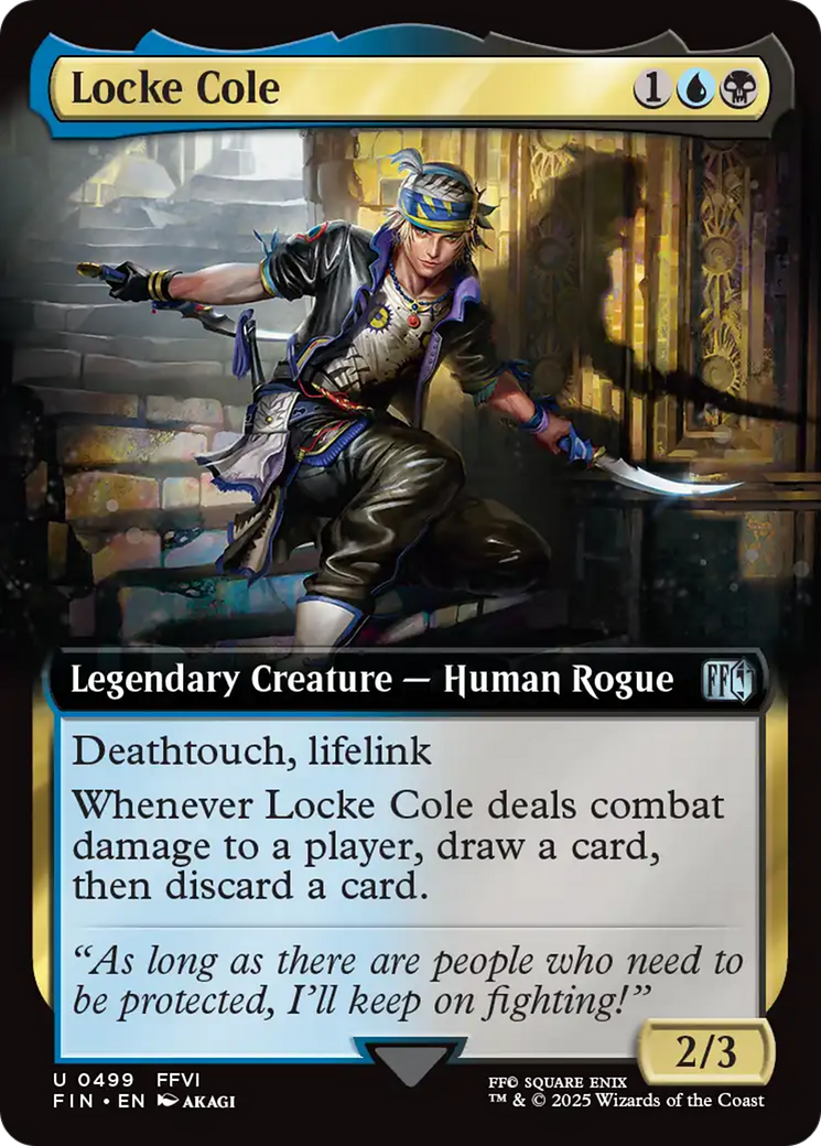 Locke Cole (Extended Art) [FINAL FANTASY] | Dumpster Cat Games