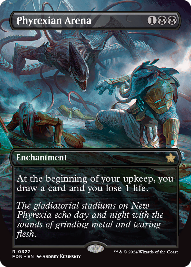 Phyrexian Arena (Borderless) [Foundations] | Dumpster Cat Games