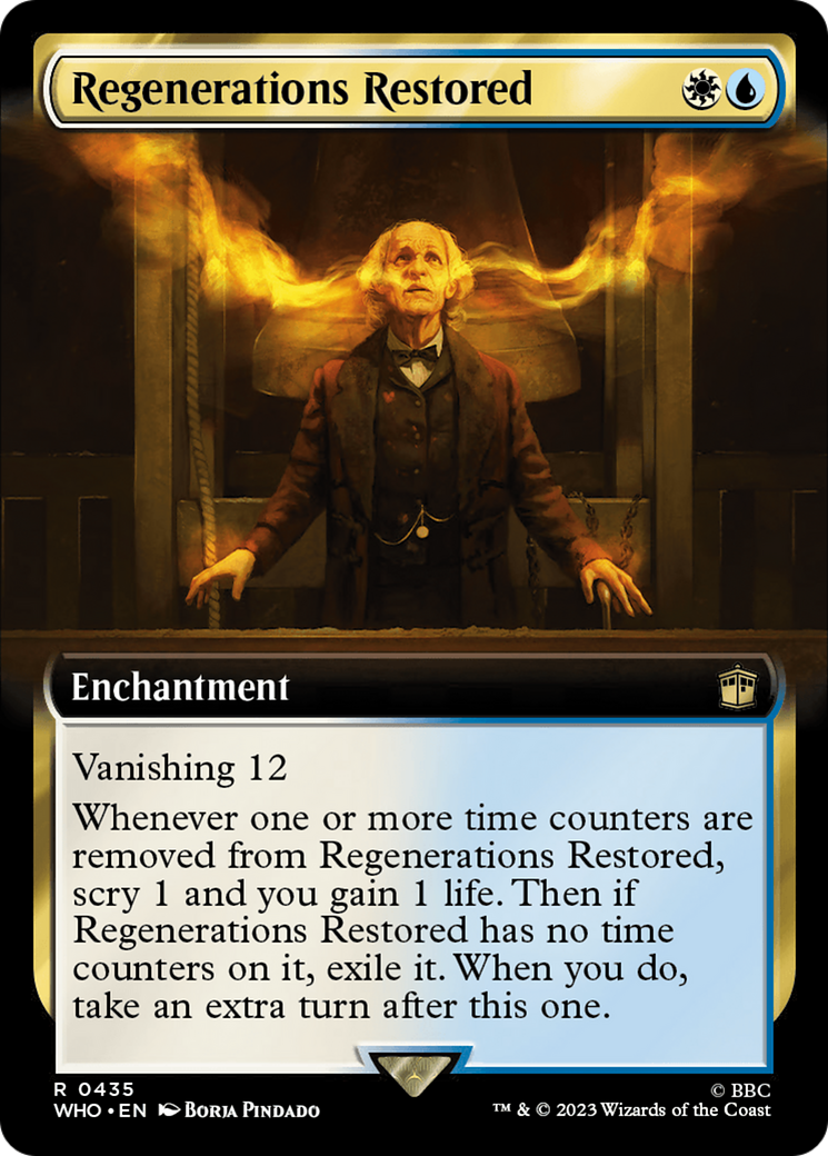 Regenerations Restored (Extended Art) [Doctor Who] | Dumpster Cat Games