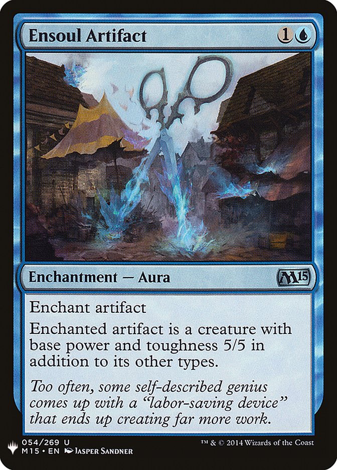 Ensoul Artifact [Mystery Booster] | Dumpster Cat Games