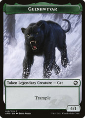 Wolf // Guenhwyvar Double-Sided Token [Dungeons & Dragons: Adventures in the Forgotten Realms Tokens] | Dumpster Cat Games