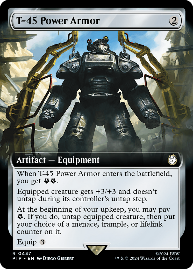 T-45 Power Armor (Extended Art) [Fallout] | Dumpster Cat Games