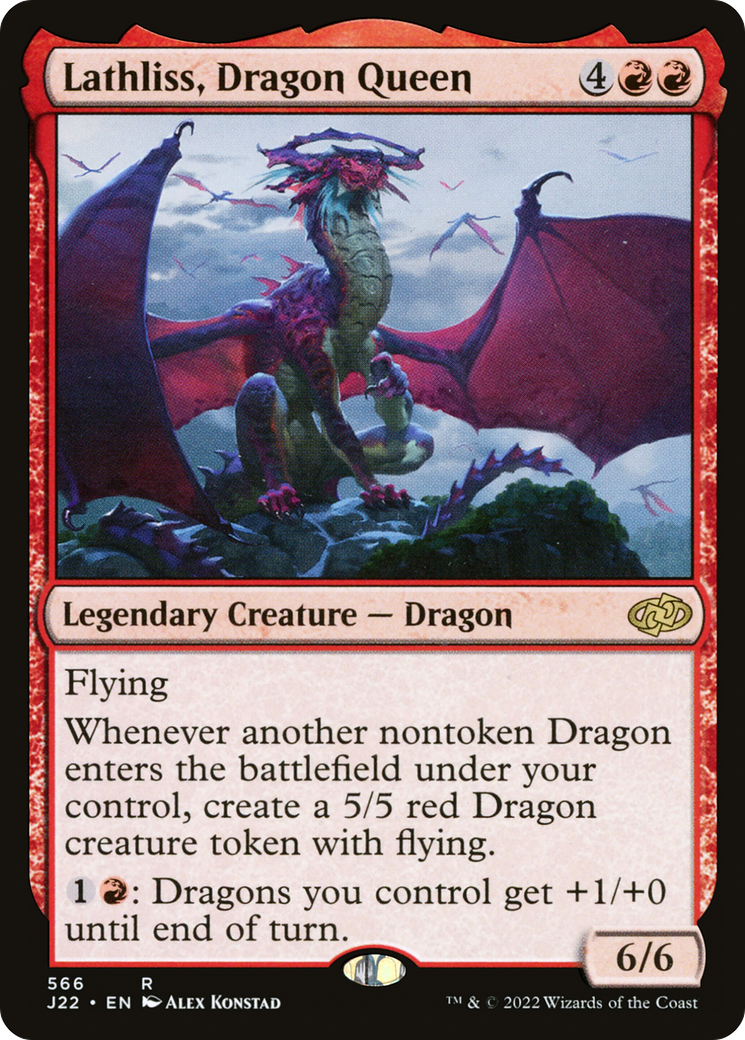 Lathliss, Dragon Queen [Jumpstart 2022] | Dumpster Cat Games