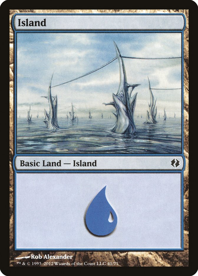 Island (41) [Duel Decks: Venser vs. Koth] | Dumpster Cat Games