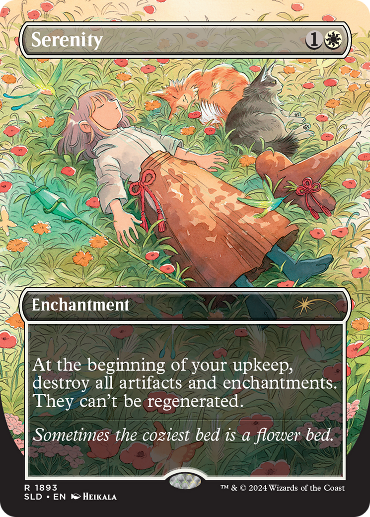 Serenity (Rainbow Foil) [Secret Lair Drop Series] | Dumpster Cat Games