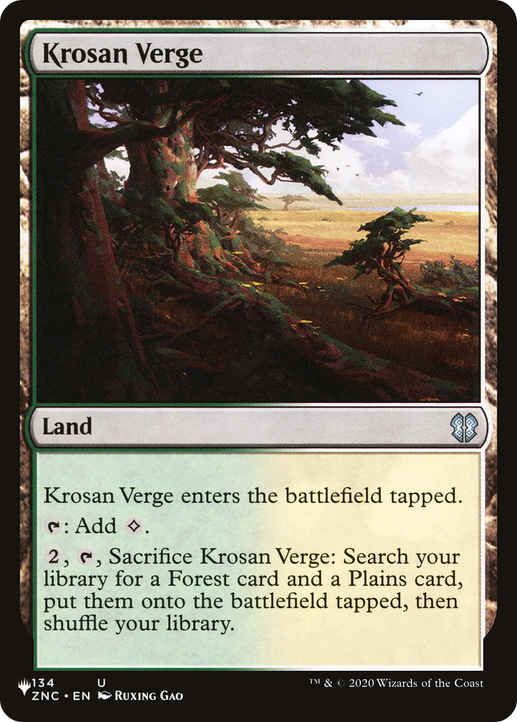 Krosan Verge (ZNC) [The List] | Dumpster Cat Games