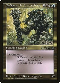Sol'kanar the Swamp King (Oversized) [Oversize Cards] | Dumpster Cat Games