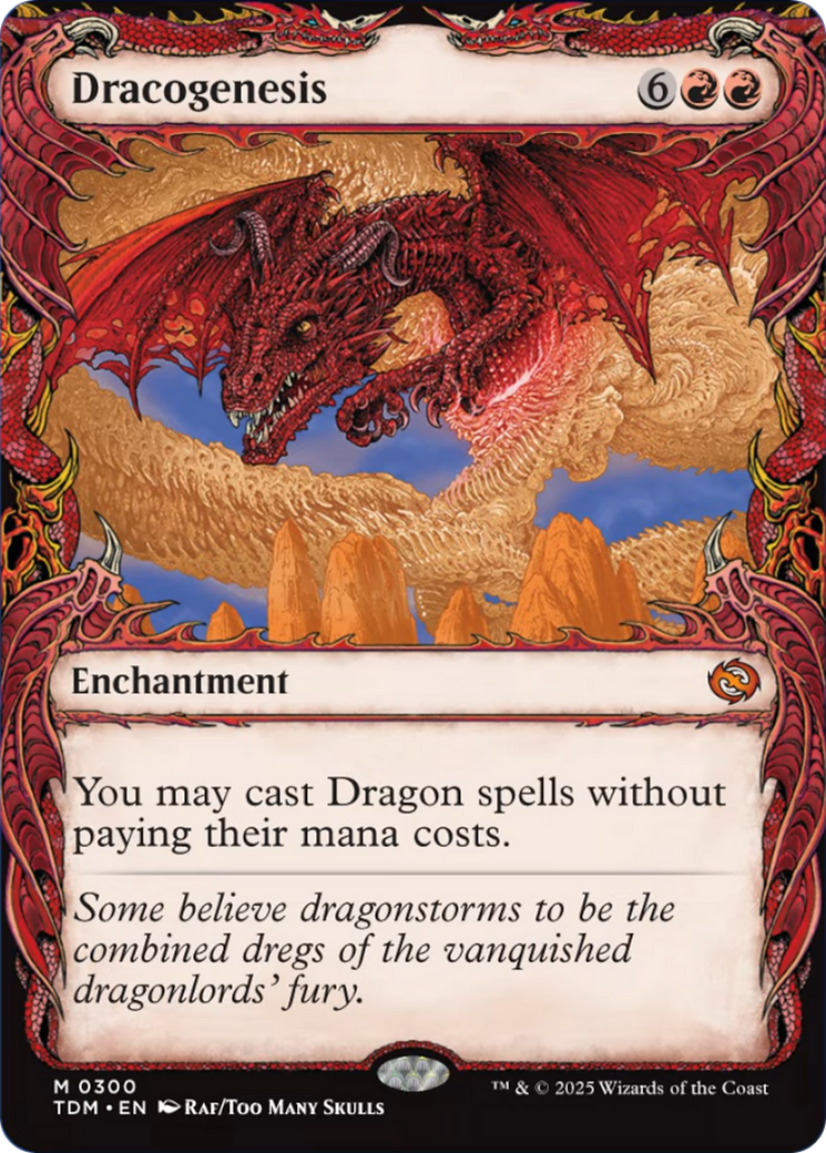 Dracogenesis (0300) (Showcase) [Tarkir: Dragonstorm] | Dumpster Cat Games