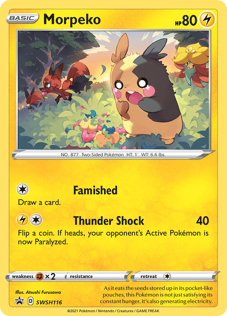 Morpeko (SWSH116) [Sword & Shield: Black Star Promos] | Dumpster Cat Games