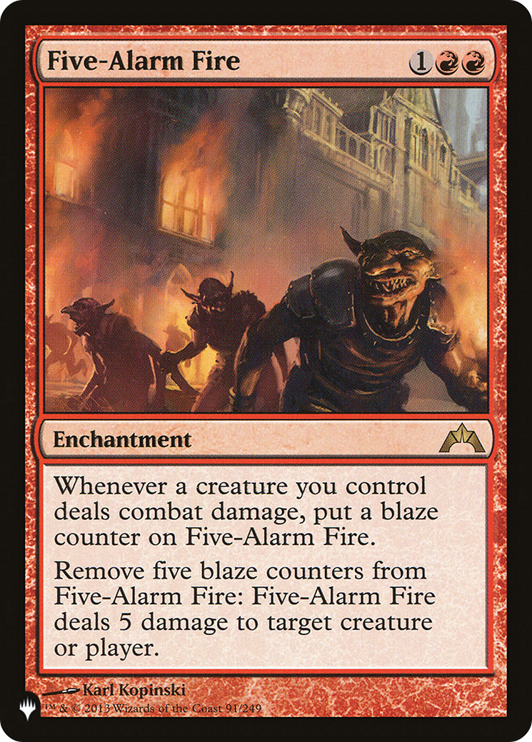 Five-Alarm Fire [The List] | Dumpster Cat Games