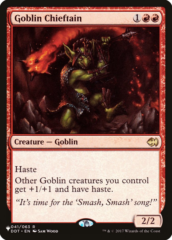 Goblin Chieftain [The List] | Dumpster Cat Games